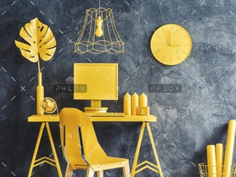 modern-yellow-workspace-interior-P6GN2J4