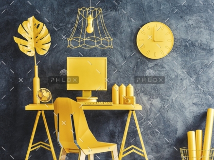 modern-yellow-workspace-interior-P6GN2J4